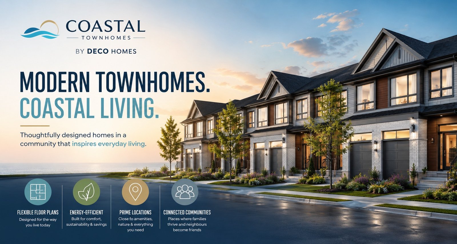 Coastal Townhomes by Deco Homes